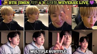 Download lagu BTS Jimin 지민  X V (Kim Taehyung) 김태형 Live on Weverse 💜 | RM, Jin, SUGA, j-hope, Jimin, Jungkook mp3 Download lagu BTS Jimin 지민  X V (Kim Taehyung) 김태형 Live on Weverse 💜 | RM, Jin, SUGA, j-hope, Jimin, Jungkook mp3