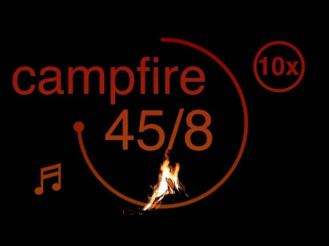 45/8 - Pomodoro - 45 minute timer with 8 minute breaks - Campfire Sounds