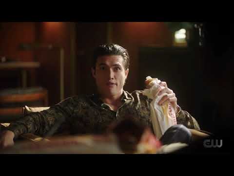 Riverdale 5x06 Reggie and Hiram are talking about  Riverdale high and Staff about business