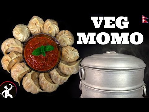 VEG MOMO (भेज मःम) from NEPAL l | VEG DUMPLING RECIPE | Nepali Food Recipe | Yummy Food World 🍴 93