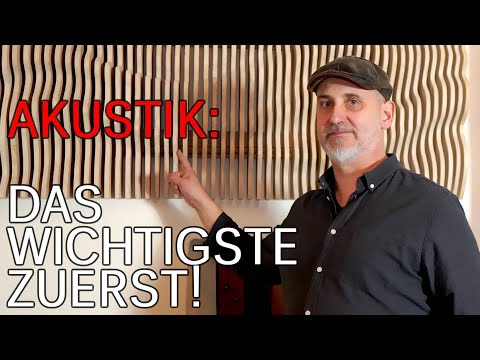 Raumakustik - was am dringendsten gemacht werden muss