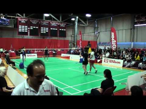 Ladies Double Final, Game 1/2, Cheng Wen/Shi Xiaoqian Vs Rong Bo/Yee Theng Lim, Boston Open 2011, HD