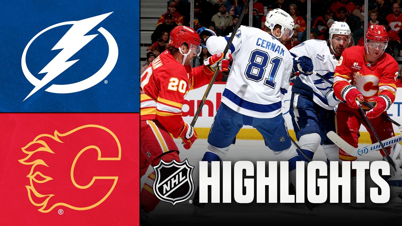 3월23일 템파베이 캘거리 NHL 하이라이트