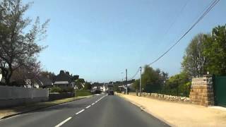 preview picture of video 'Driving Along Boulevard des Traouiero, Ploumanac'h, Perros Guirec, Cotes d'Armor, Brittany, France'