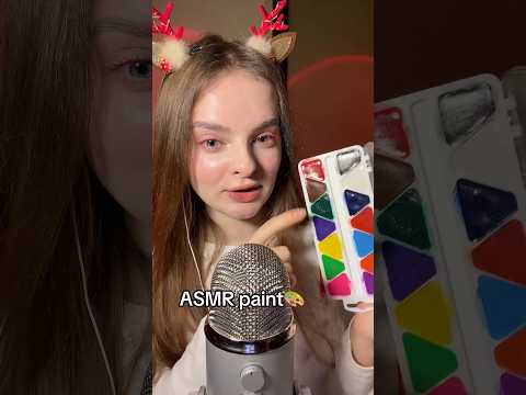ASMR paint🎨 #asmr #asmrsounds