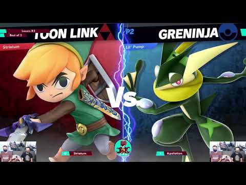 NO TYPE!! 12 - (5) Striatum (Toon Link) vs (6) Apolotion (Greninja) - Losers Quarters