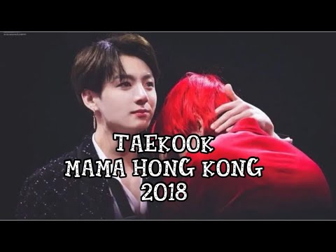 TAEKOOK MAMA HK 2018 SPEECH..