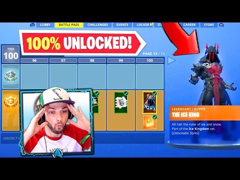 *NEW* SEASON 7 BATTLE PASS (100% UNLOCKED) - Fortnite: Battle Royale!