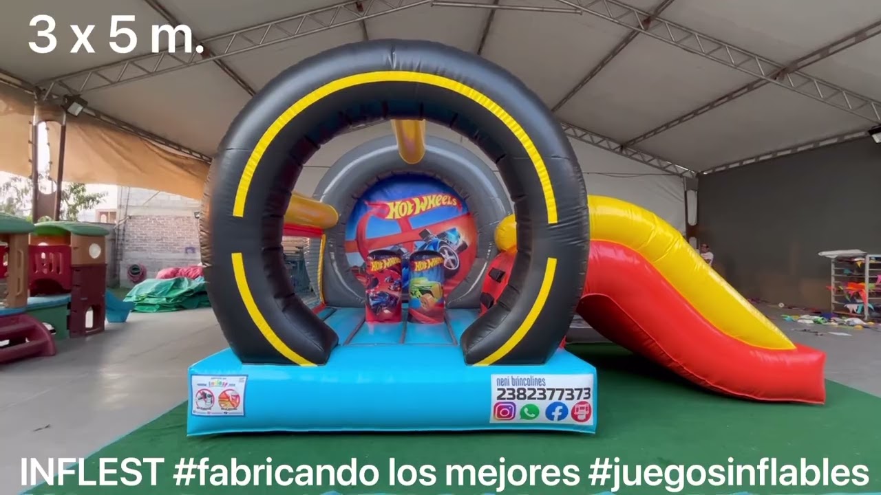 Juego Inflable Brincolín Círculo con Resbaladilla