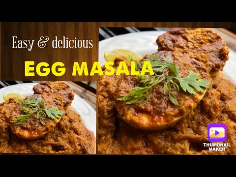 Egg masala|| Anny’s kitchen|| easy recipe|| Ande ka bojar