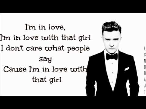 Justin Timberlake - That Girl ( Lyrics On Screen ) 2013 ( The 20 / 20 Experience )