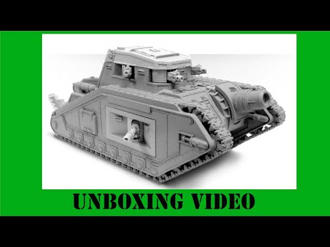 Hobby video - Unboxing Malcador Defender (recast) | Astra Militarum | Warhammer 40,000