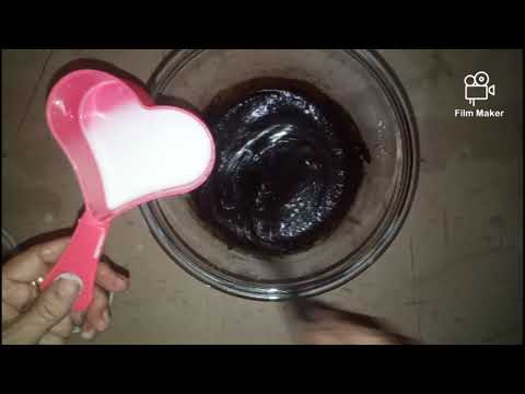 Chocolate ganache for dressing of  cakes and donuts