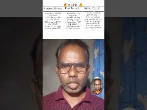 Present Perfect Tense, Past Perfect Tense & Future Perfect Tense /Learn English With Sankar #short