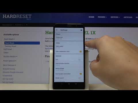 ALCATEL 1X and Camera Settings – Enable Image Stabilization