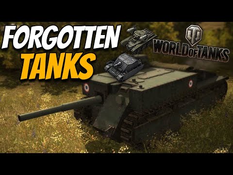 The forgotten tanks of World of Tanks