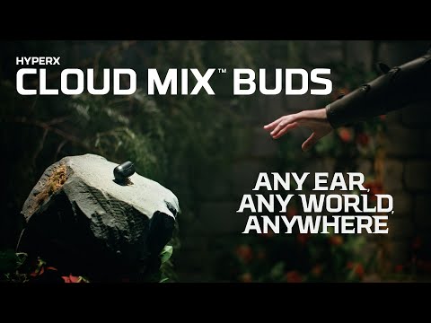 HyperX Cloud MIX Buds Belaidės TWS ausinės žaidimams, 2.4GHz ir Bluetooth video