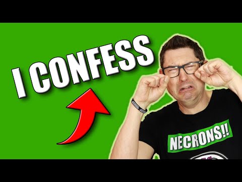 My Necron Army List Shame - Never Do This