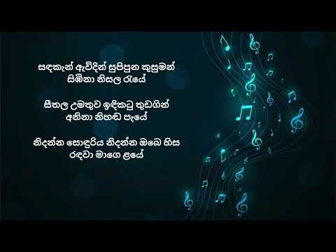 Sandakan Awidin | සඳකැන් ඇවිදින් | Amarasiri Peiris | With Sinhala Lyrics
