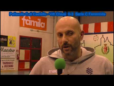 Pallavolo C di Castello  Vitt Chiusi  0 3  CF  21 Gennaio 2018