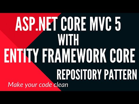 Save data into Database using Asp Net Core MVC 5 with Entity Framework Core Repository Pattern