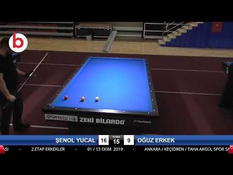 BÜLENT ŞAHİN & MUSTAFA ÖZER Bilardo Maçı - 2019 TÜRKİYE KUPASI 2.ETAP ERKEKLER-5.ÖN ELEME