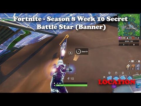 Fortnite - Season 8 Week 10 Secret Battle Star (Banner) Location