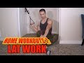 Home Workouts 7: Single Arm Banded Pulldowns for Lats