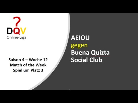 DQV Online-Liga Saison 4 - Match of the Week Woche 12