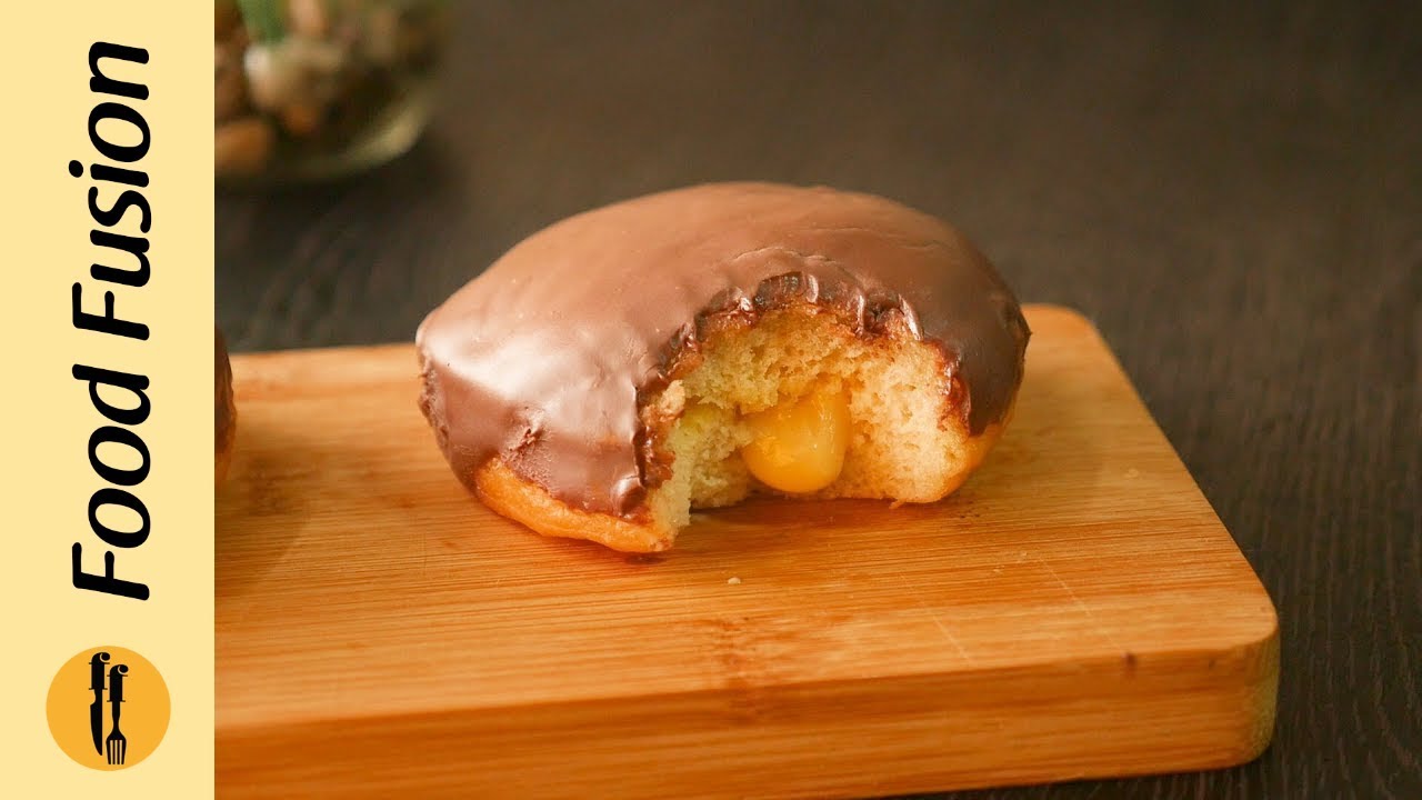 Custard Filled Donuts Recipe By Food Fusion