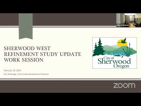 Sherwood City Council and URA Work Sessions - February 20, 2024