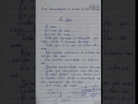 Poema "O mar" - Golf-1 1987/1988 by Stanley Gomes 1032.