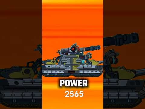 Powerful tanks power levels 🔥📈. #cartoon #tank #powerlevel