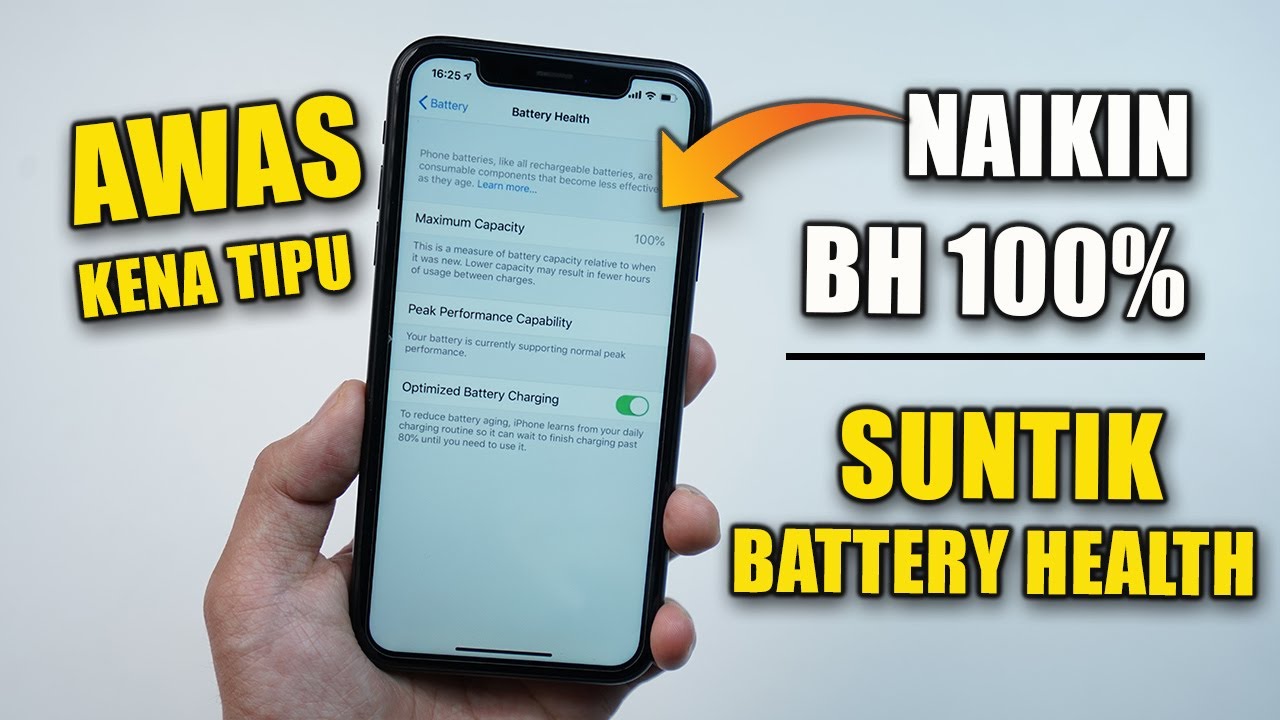 Bisa Naikin Battery Health iPhone! Suntik BH iPhone CEK!