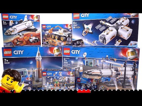 Builds ⏩ LEGO City Space sets summer 2019 compilation! 60224 to 60230