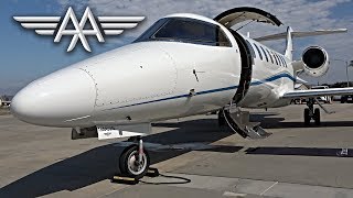 (4K) Advanced Air Bombardier Learjet 45 Flight (SEE-HHR)