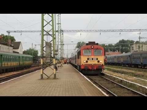 MAV 418 309 with G9287 leaving Celldömölk 2015 08 23