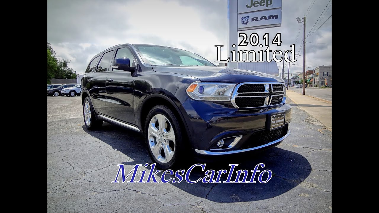 2014 DODGE DURANGO LIMITED 5115 Maximum Steel