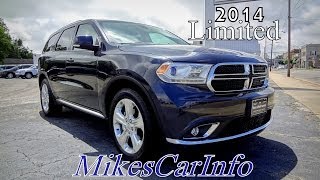 2014 DODGE DURANGO LIMITED 5115 Maximum Steel