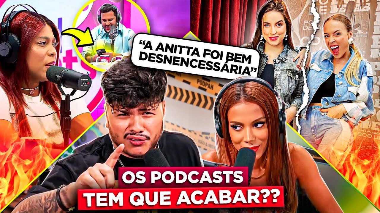 ANALISANDO TRETAS E CONFUSÕES NOS MAIORES PODCASTS DO BRASIL | Diva Depressão