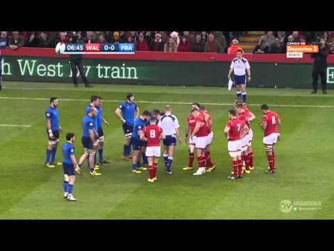 Six Nations, Round 3   Wales vs  France      1º tiempo