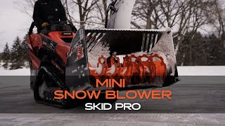 Skid Steer Mini Snow Blower Walkthrough | Skid Pro Attachments