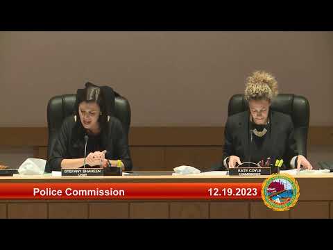 12.19.2023 Police Commission