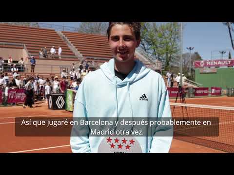 Alexander Shevchenko tras alzarse como campeón del II Open Comunidad de Madrid
