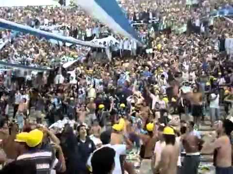 "Hinchada Racing club vs Independiente" Barra: La Guardia Imperial &bull; Club: Racing Club