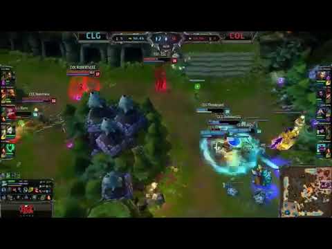 CLG Hotshotgg Zilean VS COL Prolly Kassadin Highlights   2014 NA LCS Summer W11D2 HQ