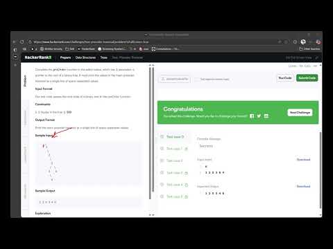 Preorder Traversal Hackerrank Solution In Java