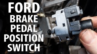 How to: Brake pedal position (stop light) switch/sensor remove, reinstall