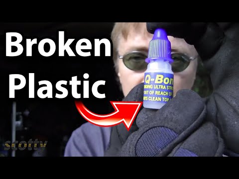Part of a video titled How to Fix Broken Plastic Car Parts with Super Glue - YouTube
