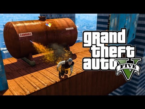 IZGORELA GA CISTERNA ! Grand Theft Auto V - Death run w/Cale